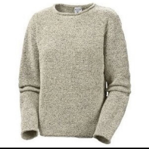 Columbia Sweaters - Columbia Oatmeal Nubby Textured Crewneck Sweater